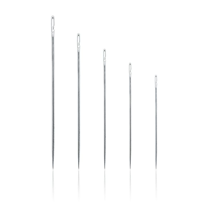 Multi-specification high quality silver tail sewing quilt needle home DIY sewing needle large eye needle blind needle side opening needle free threading details Picture