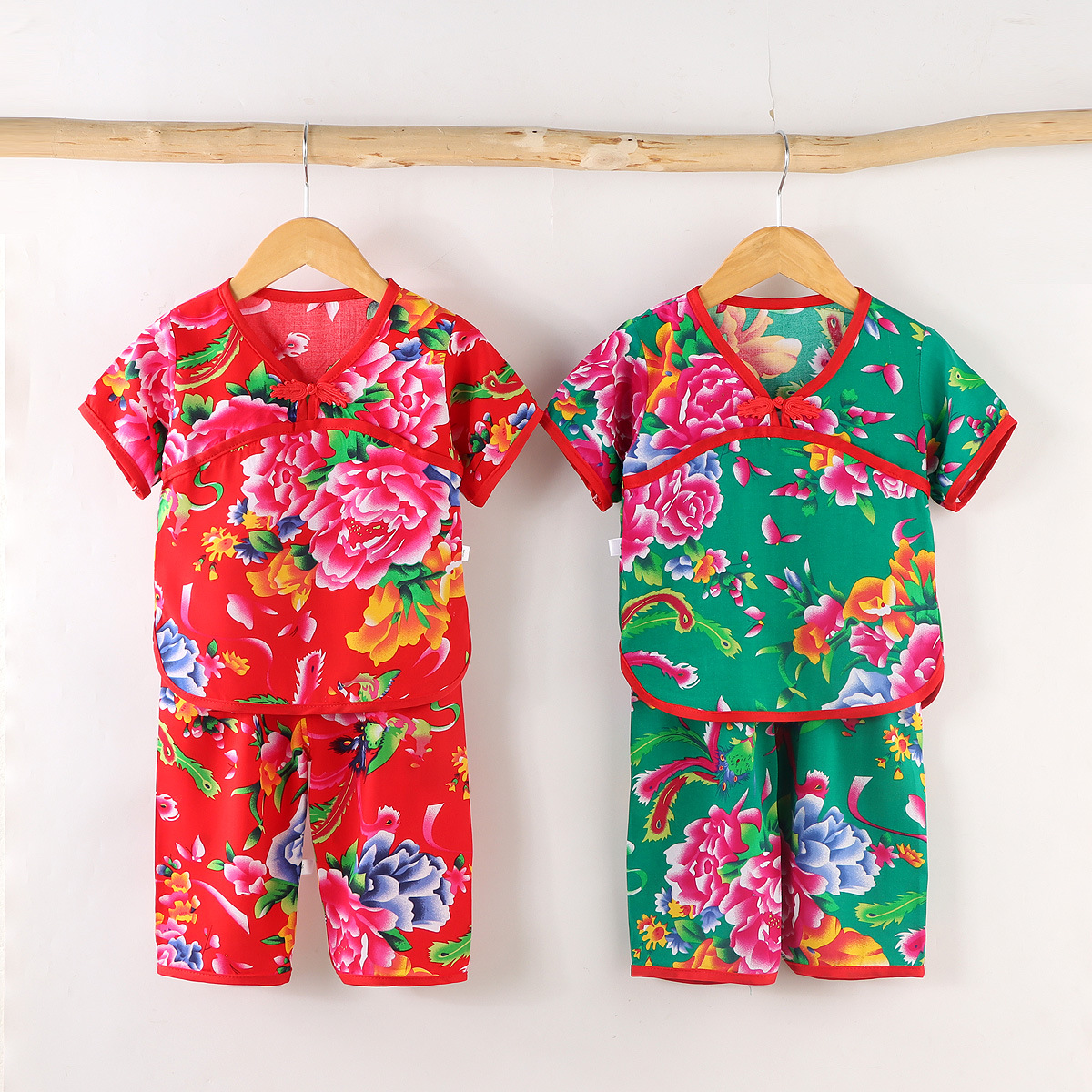 童家居服实物图