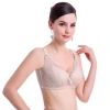 Large-sized, wide-cup, thin, breathable lace, gathering, side-cinching, large bust, slimming, adjustable bra and underwear for women Specification image