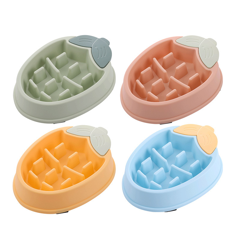 New corn slow food bowl, pet dog bowl, cat bowl, anti-choking bowl, dog stop food bowl, anti-slip pet food basin Application Scenario