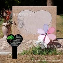 亚马逊新品纪念坟墓标记十字架户外宠物纪念牌匾葬礼亚克力插牌