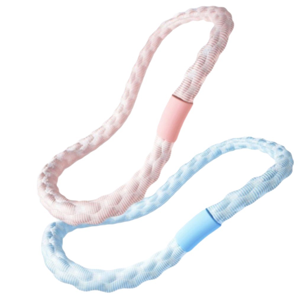 The ice bean hula hoop offers a cool, refreshing sensation throughout the four seasons. It helps to flatten the abdomen and increase the weight without harming the waist. It is breathable and has a soft, ice-like spring effect for abdominal health Item Picture