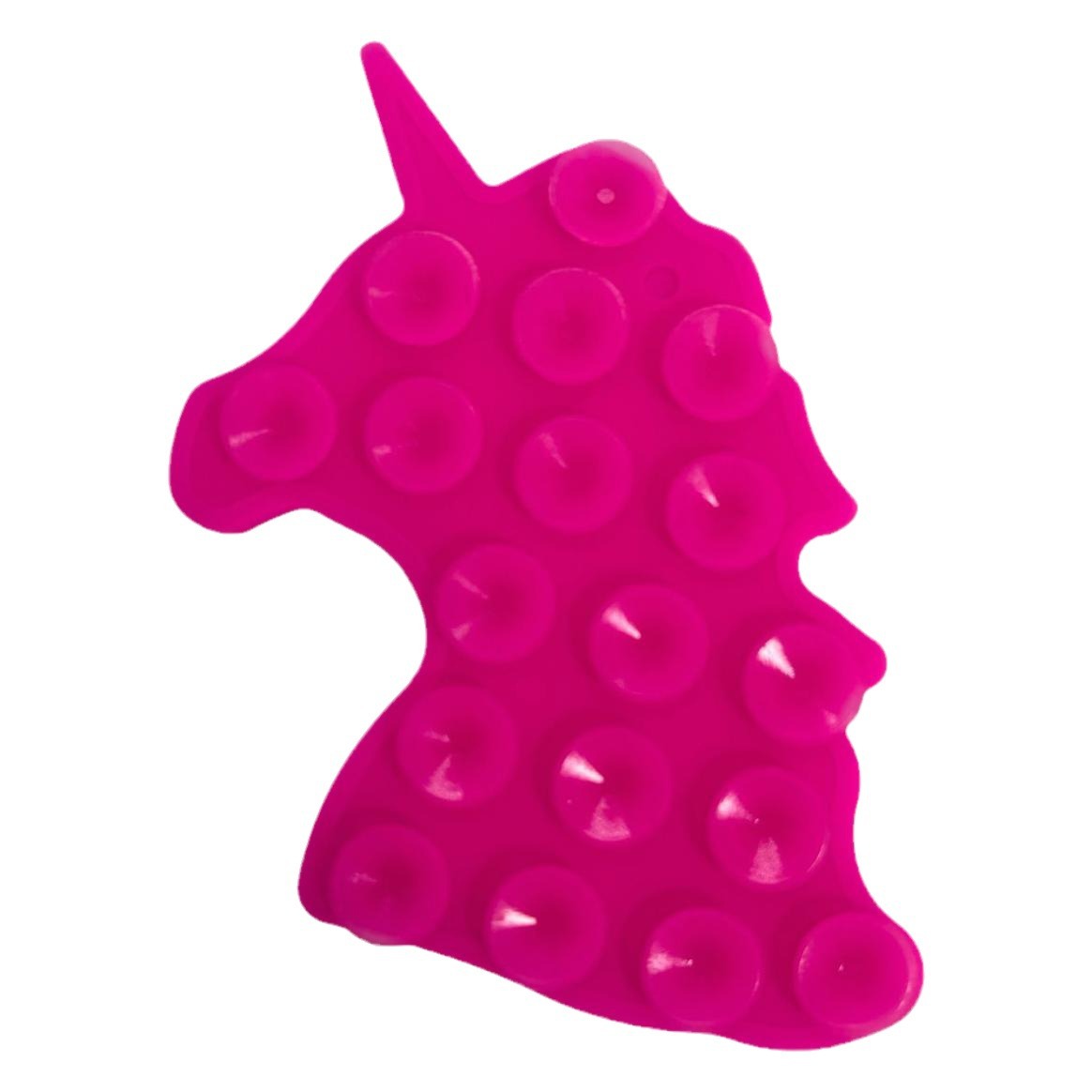Silicone unicorn double-sided suction cup Mobile tablet non-slip silicone suction cup Multi-functional unicorn double-sided suction cup Application Scenario