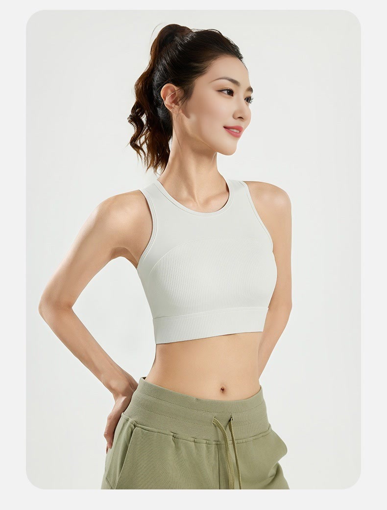 运动文胸25新款工字背心式无钢圈固定肩带瑜伽健身内衣运动户外瑜伽健身服详情16