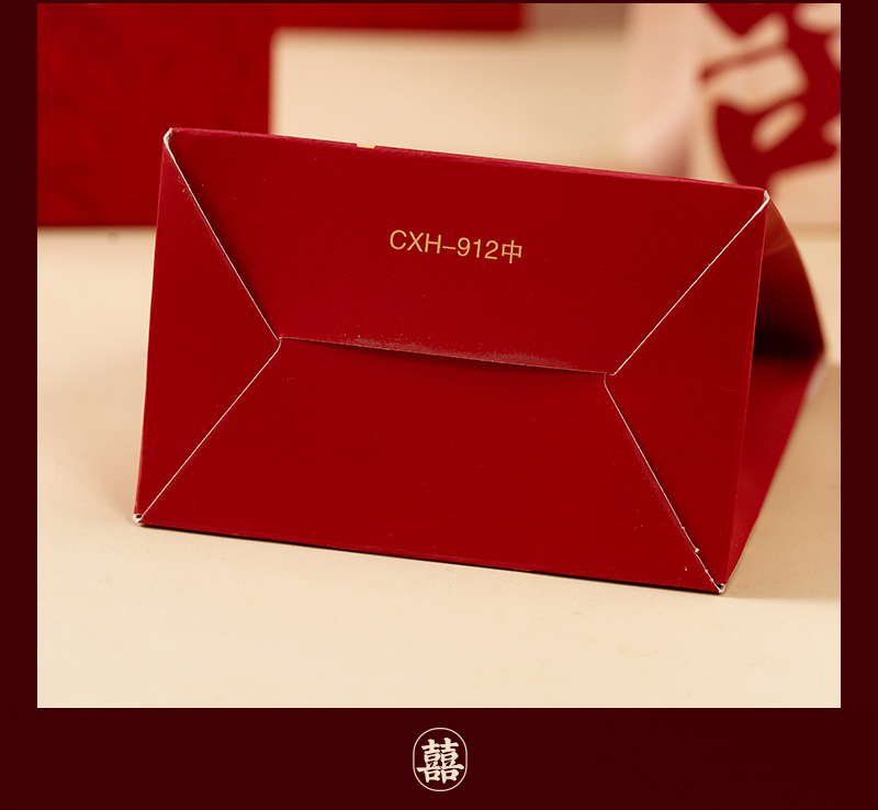 New high-end hand-held wedding gift packaging, wedding candy box, ins style, high-end feel pic 18