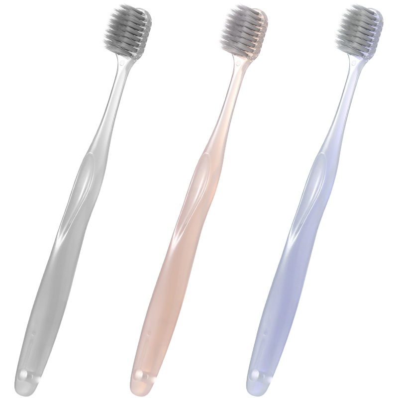 FaSoLa Household Japanese silver ion toothbrush, soft bristles for teeth cleaning, gum protection and oral hygiene, 3-piece set Item Picture