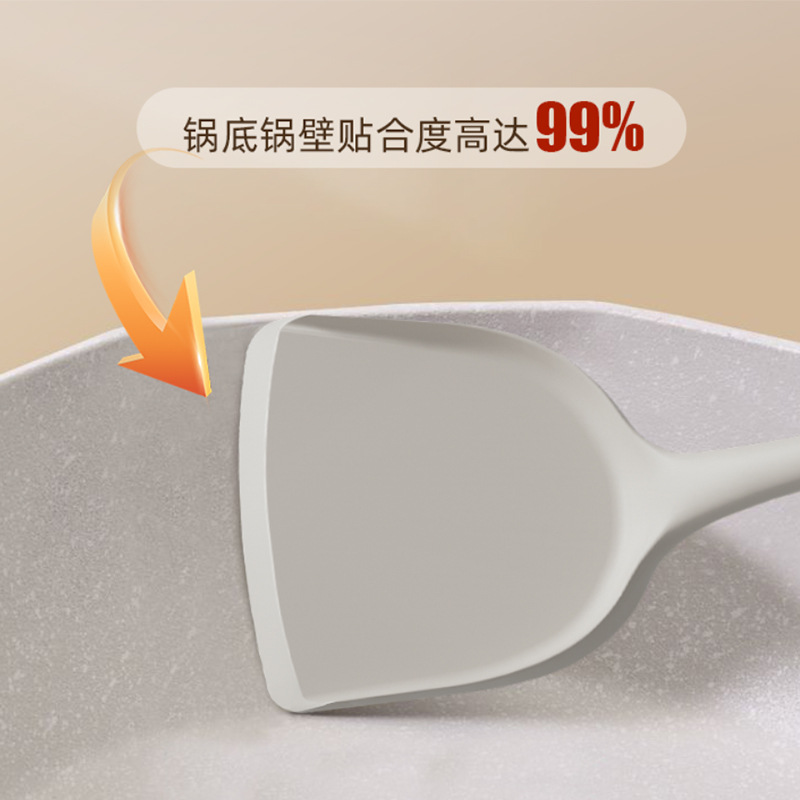 Silicone Spatula Spatula Non-Stick Special High Temperature Household Stir-Frying Spoon Spoon Slotted Spoon Food Grade Kitchenware Set Application Scenario