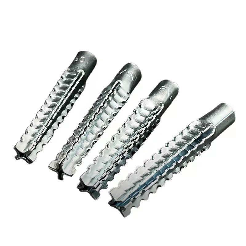 铁锯齿金属膨胀螺丝 轻型金属6MM 8MM膨胀管水泥墙防松型锯齿钉详情图5