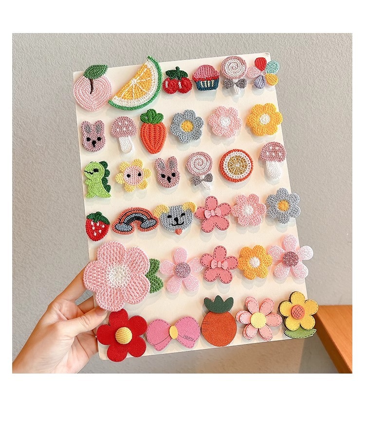 婴儿不伤发魔术贴发卡宝宝碎发刘海贴胎毛头饰婴幼儿发夹儿童发饰详情7
