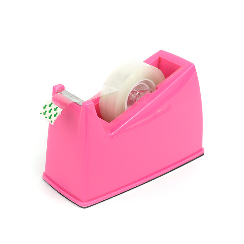 文具胶带座/透明胶带文具/胶布切割器白底实物图
