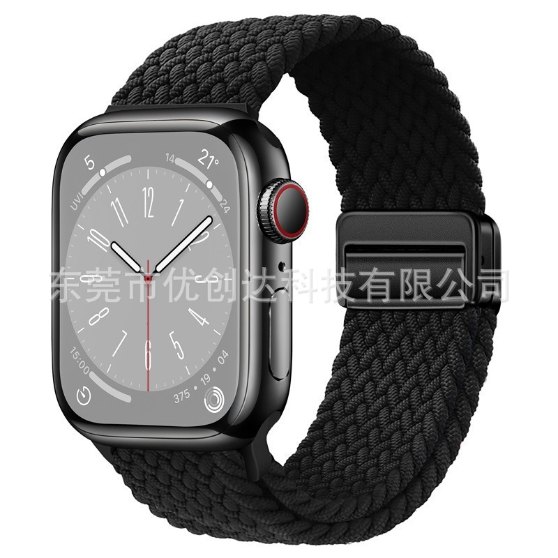 Применим нейлоновый пояс магнитного сопряжения для apple apple applewatchS10 с магнитной пряжкой для сопряжения нейлона 9876 с 3 звёздным поясом 20/22 pic 16