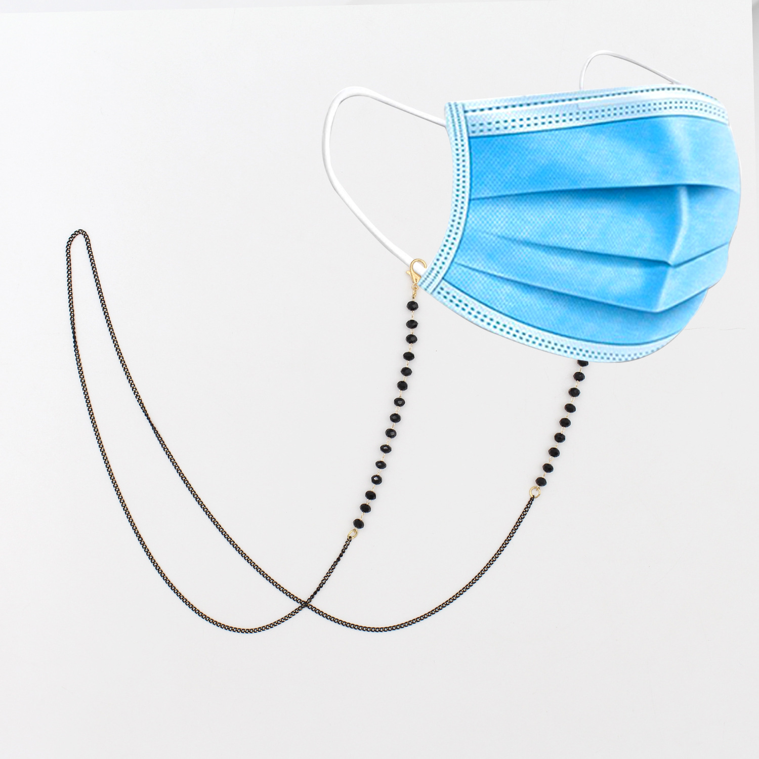 Cross-border ins high-end eyeglass chains, European and American trendy and fashionable anti-loss pendant chains, masks, eyeglasses and accessories factory direct sales Application Scenario