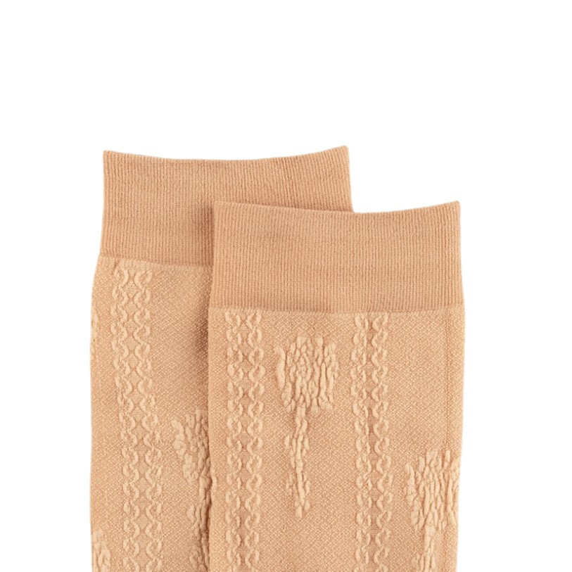 Wholesale of dark-patterned silk stockings for middle-aged and elderly people in spring and summer, medium-thick, non-snaggy, flesh-colored velvet sturdy silk stockings for children, and socks for grandmothers Specification image