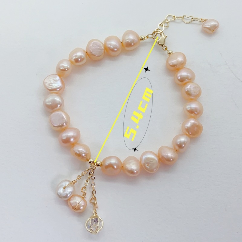 Sl086015 Simple Pearl Bracelet Women's Fresh Water Bracelet Simple Wind String Round Beads Application Scenario