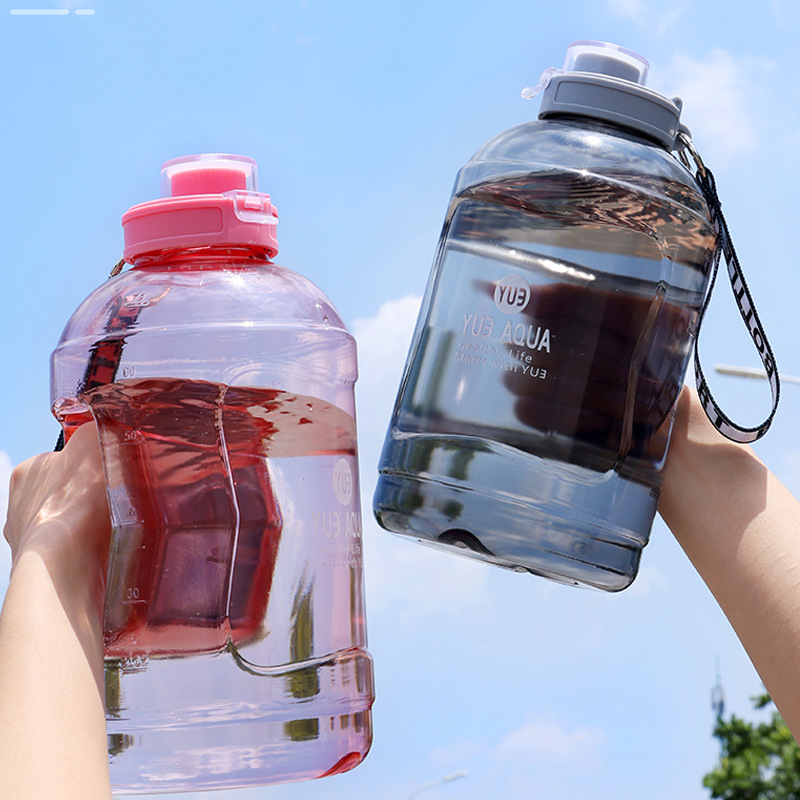运动水壶夏季户外游玩娱乐便携式水壶大容量塑料杯顿顿桶批发详情图3