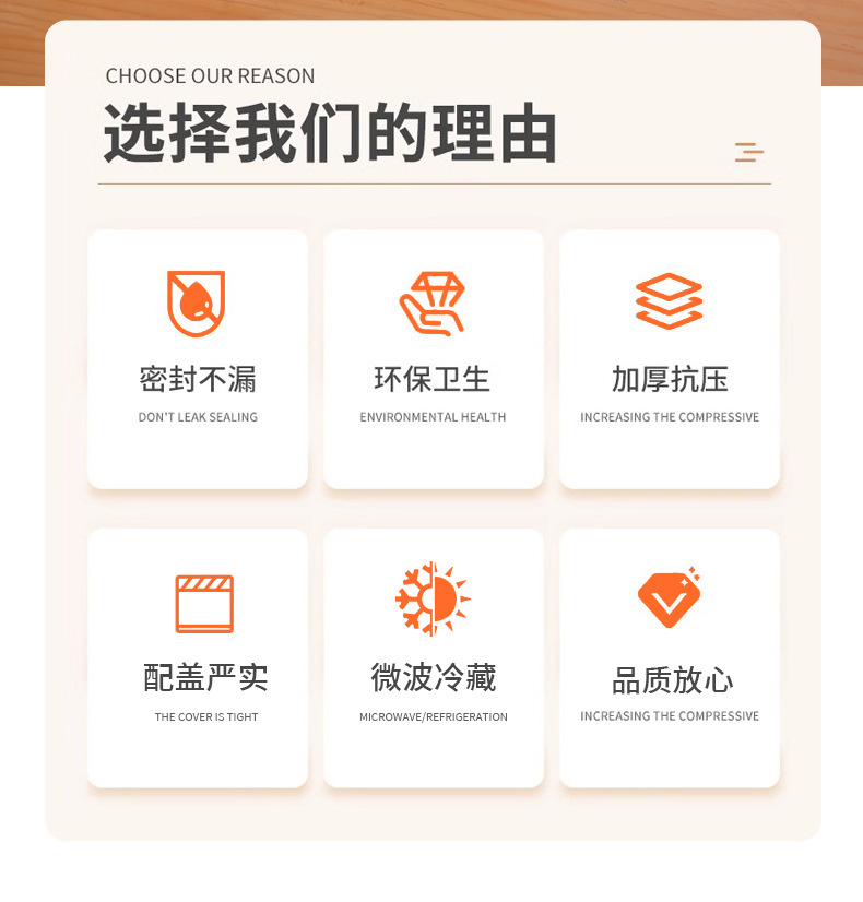 一次性打包盒玉米淀粉可降解外卖便当轻食圆盒工厂直销环保食品级详情2