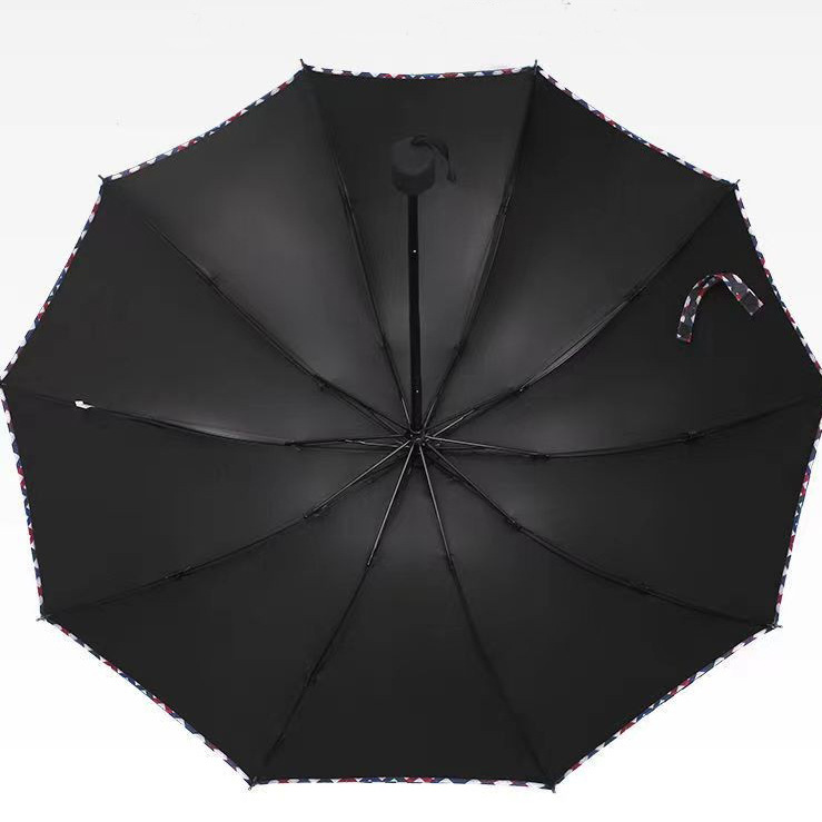 雨伞/自动伞/格仔伞十骨银胶/自动雨伞/雨衣雨伞产品图