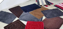 Jacquard floor mat for interior