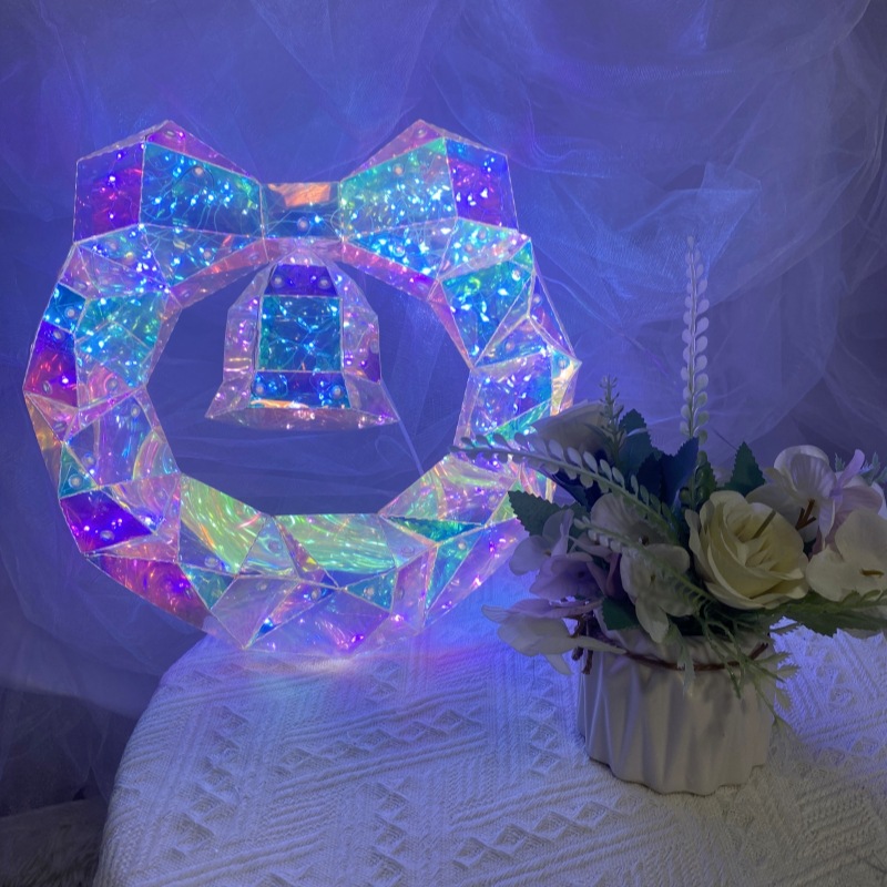 Cross-Border New Christmas Magic Pet Garland Pendant Diy Atmosphere Light Party Props Decoration Light Adornment details Picture