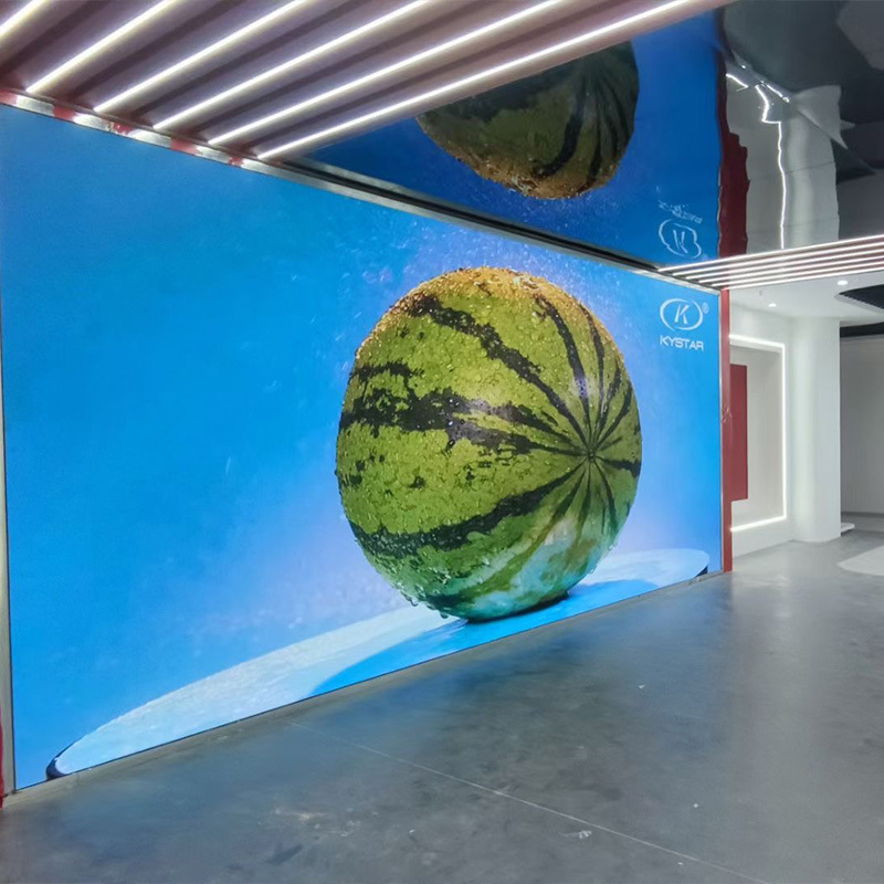 LED室内显示屏实物图