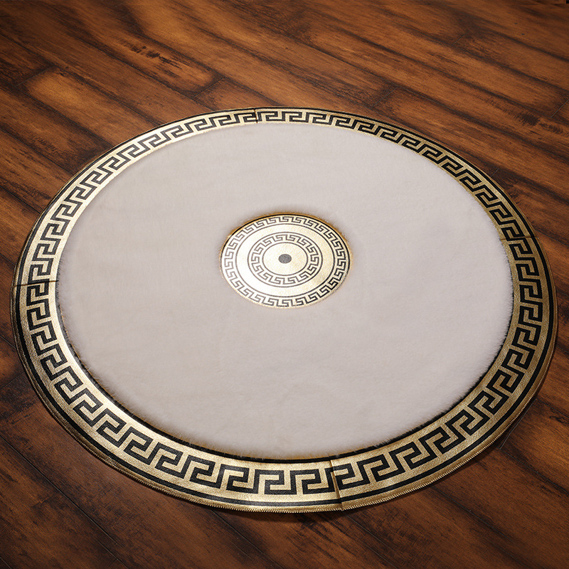 Wholesale new Chinese-style home round carpets that are anti-slip and dirt-resistant, as well as Turkish original decorative floor MATS for living rooms and bedrooms Specification image