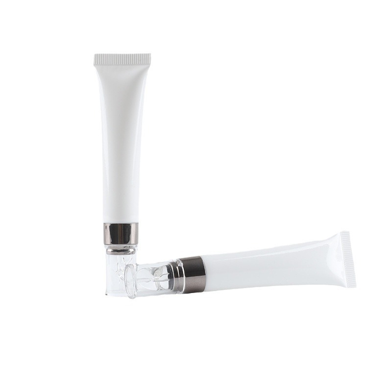 Massage head eye cream tube, white portioned bottle, essence lotion, empty bottle, sample bottle, gel lip gloss, cosmetic tube Item Picture