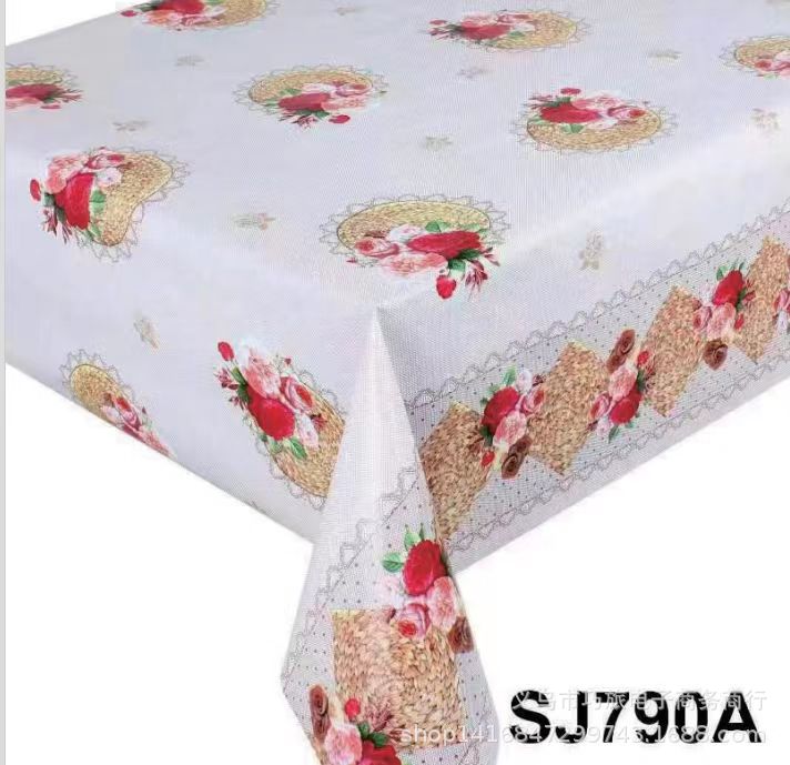 Pvc Non-Woven Printed Tablecloth Waterproof Anti-Oil Nordic Printed Tablecloth Manufacturers Direct Sales
One Roll 1.37X30 Meters details Picture