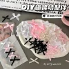 The new DIY small bow accessories are paired with card packaging materials, small card packaging decorations, small accessories and auxiliary materials details Picture