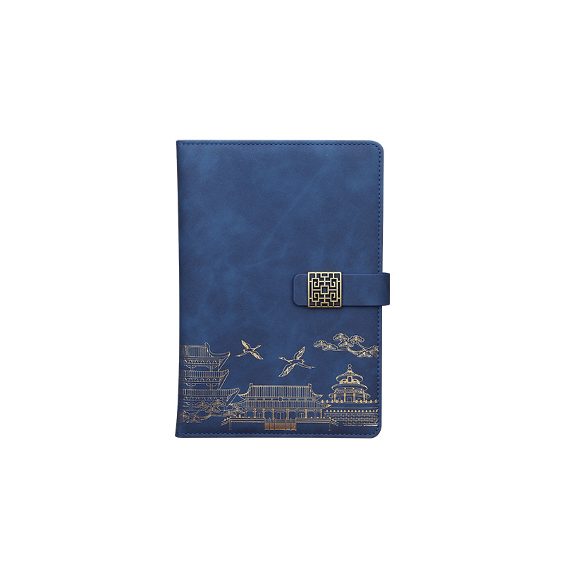 National Trend Notebook Gift Box Set, Palace Museum Cultural and Creative Chinese-style business Office meeting record book can be printed with logo Item Picture
