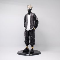 Anime wholesale Naruto flag wood tide tide brand Kakashi standing posture model boxed hand