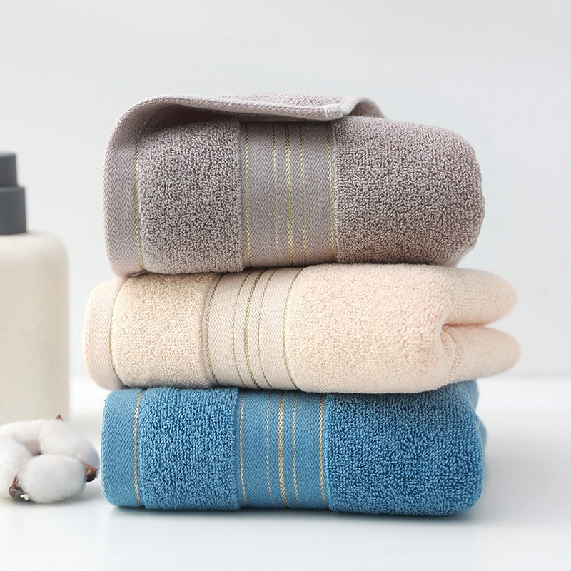 Factory cotton towel wholesale, gold thread broken, thickened 16-towel gift box, face-washing and water-absorbing gift, embroidered logo details Picture