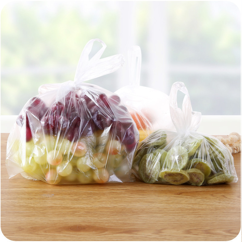3071 hand-held large food bag in vest style, packaging bag for refrigerator food preservation, 100 pieces each Application Scenario