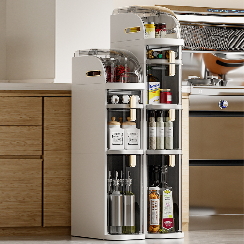 18Cm Narrow Size Slit Storage Cabinet Drawer Type Kitchen Slit Multi-Layer Bathroom Narrow Storage Cabinet Shelf Application Scenario