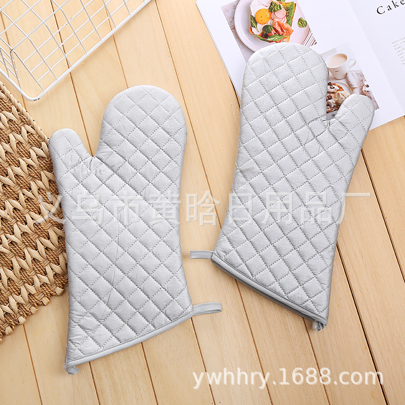 【LOVELY HOME】【持嘉】大号烤箱烘焙手套涂银耐高温防烫隔热手套烘焙礼品赠品