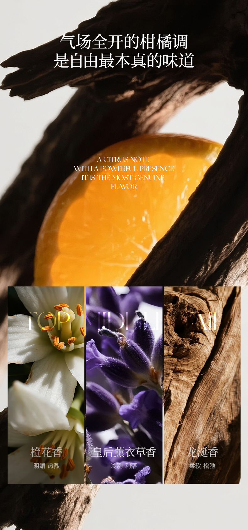 笛爱儿鎏金香水礼盒高端橙花薰衣草龙涎香持久留香花香调女士香水详情7