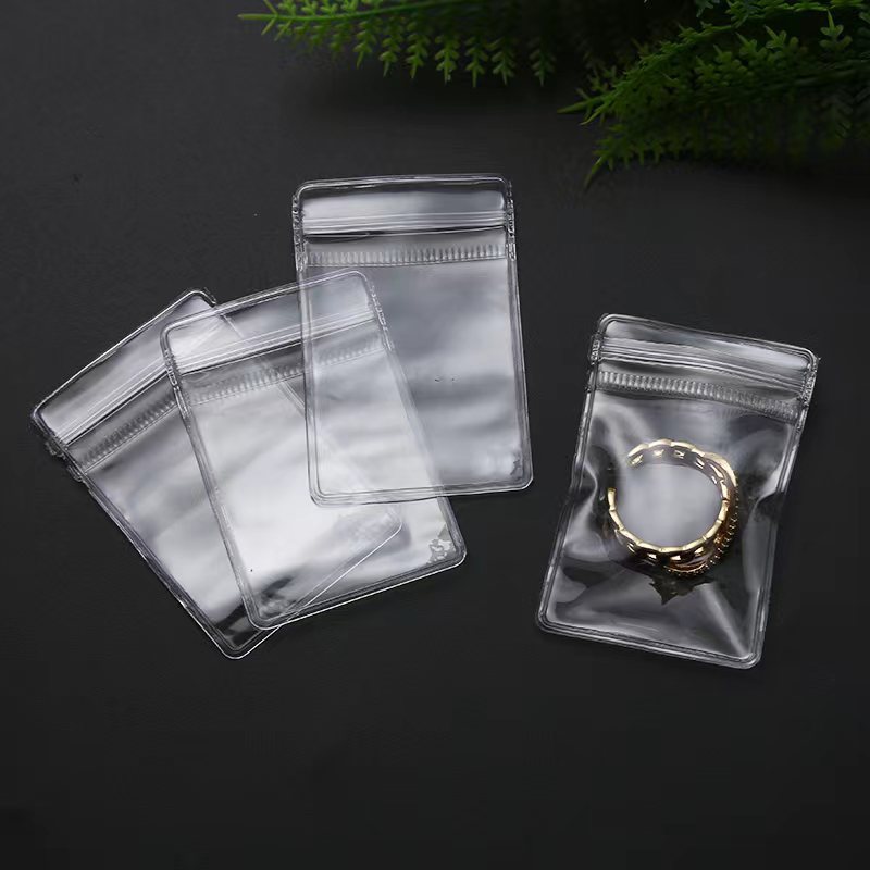 Thickened Pvc Transparent Jewelry Bag Jade Sealed Bag Live Buddha Beads Bracelet Clip Chain Bag Application Scenario