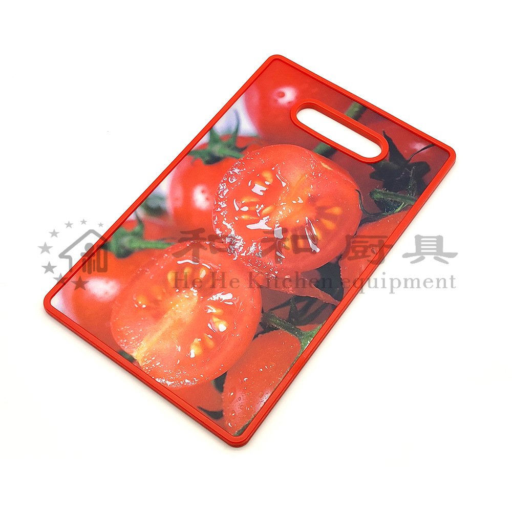 Food Grade Antibacterial And Mildew Resistant Pp Plastic Cutting Board Thickened Domestic Fruit Cutting Pattern Non-Stick Cutting Board Item Picture