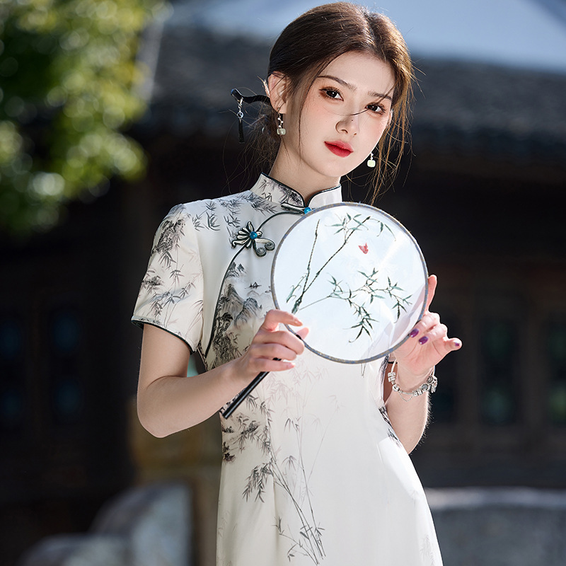 澳大利亚短袍/中國風/Nike/花束刺绣贴/新中式细节图