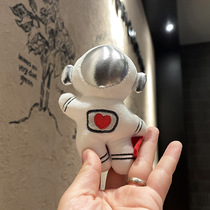 Cartoon aerospace rocket astronauts space flyers keychain plush pendant simulation toy doll pendant wholesale