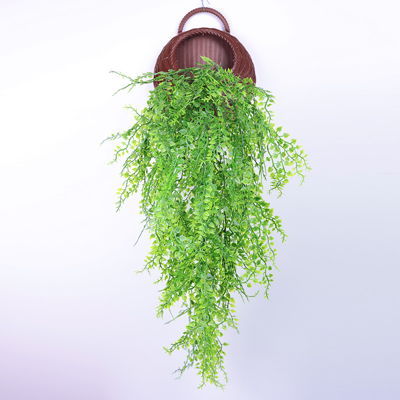 仿真植物百万心藤壁挂绿萝垂柳植物墙配材藤蔓假花吊顶装饰塑料叶