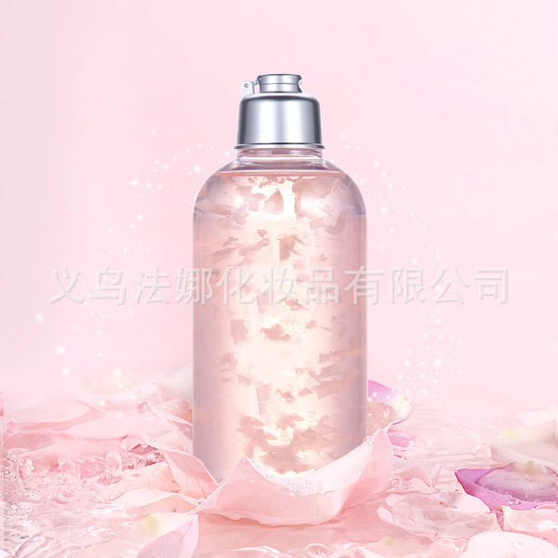 1Kg Wholesale Cherry And Chamomile Niacinamide Petal Shower Gel Hydrates And Improves Dry Moisturizing Bath details Picture
