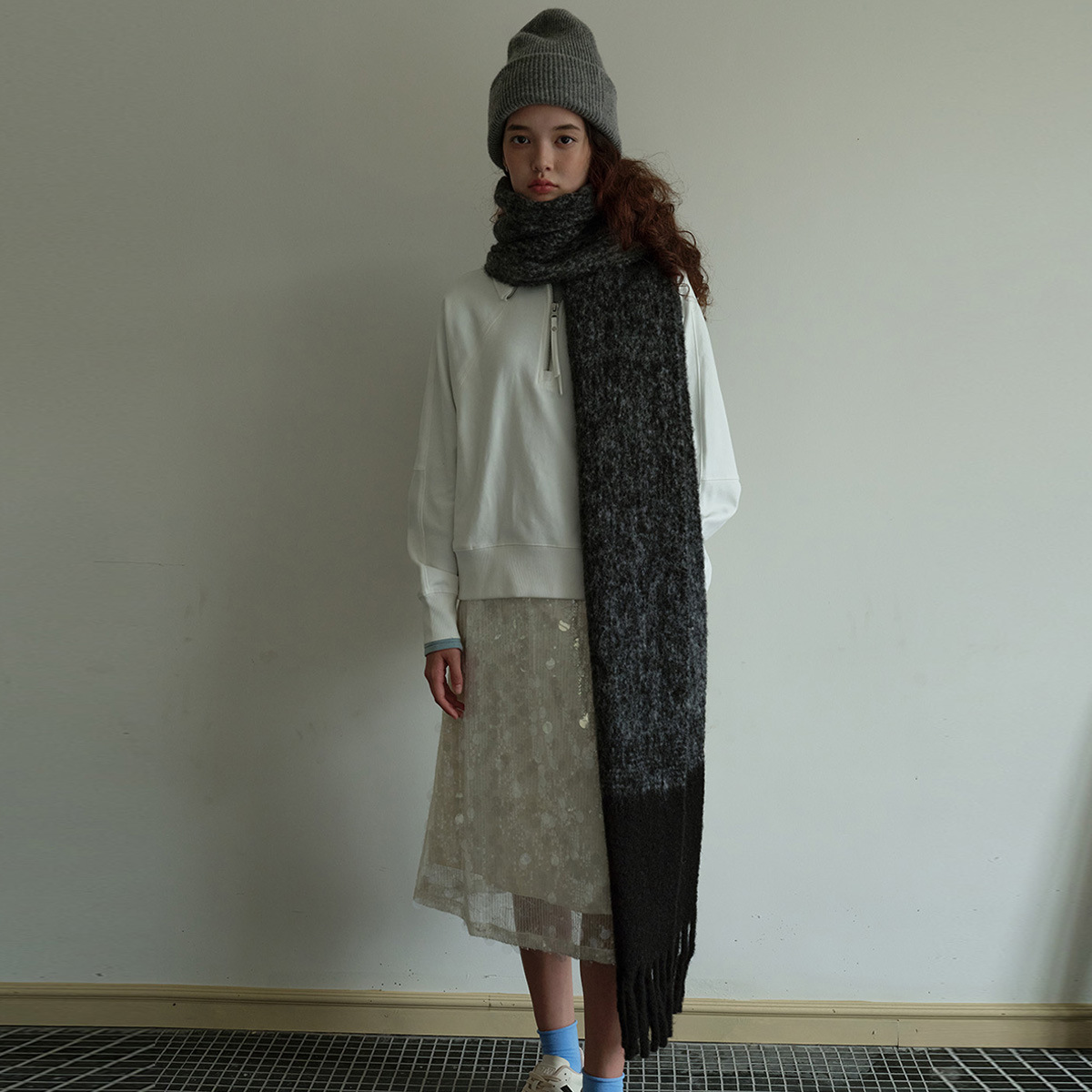 围巾/围巾针织/围巾女长款百搭/穆斯林用品女士穆斯林/刺绣围巾产品图