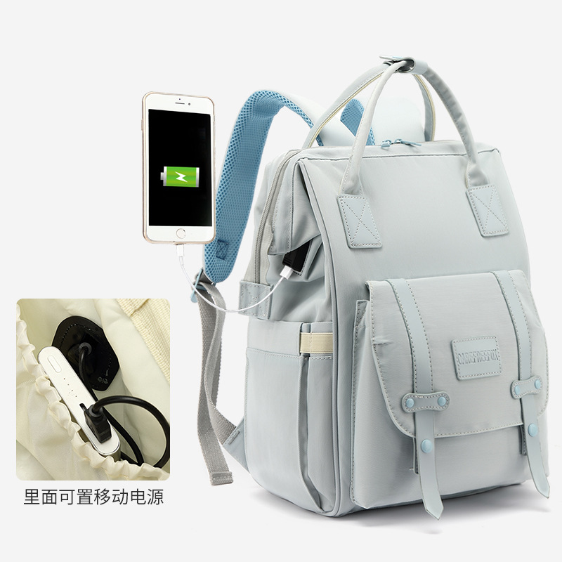 Worry-Free Fox Multi-Functional Mommy Bag Large Capacity Fashion Go Out Mother And Baby Bag Mother With Baby Go Out Backpack details Picture