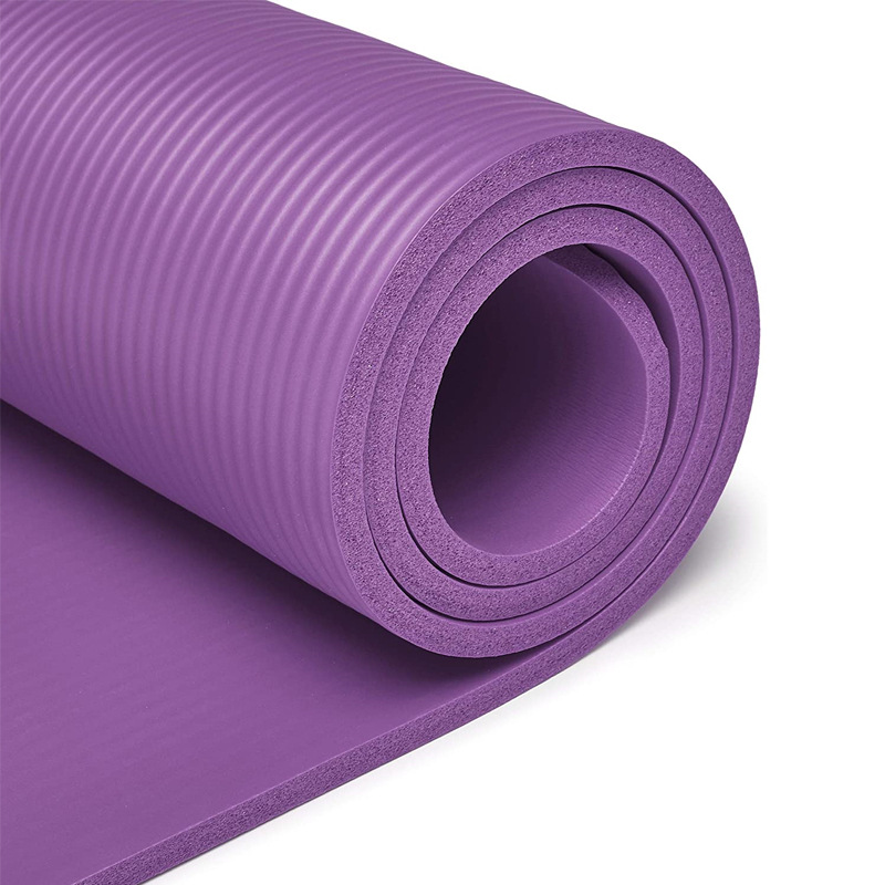 瑜伽垫 nbr加厚加宽跪垫亚马逊nbr橡胶环保垫子批发冥想Yoga mat详情图4