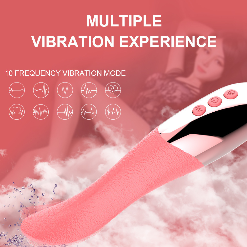 Electric tongue vibrator, adult sex toy, female masturbator, best-selling sex toy details Picture