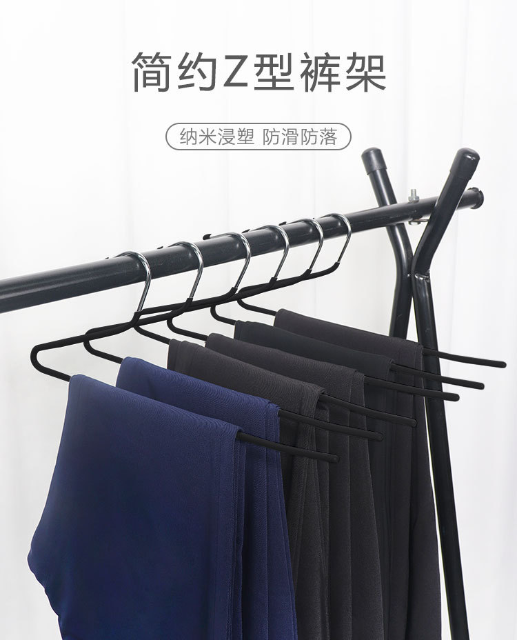 鹅形衣架家用挂衣无痕防滑晾衣架宿舍用学生防肩角晒衣撑衣服架子详情1