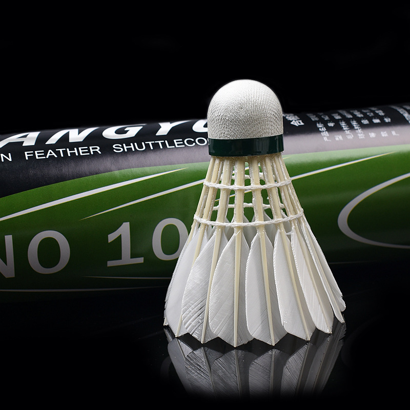 Professional badminton training hitting good goose feather badminton flight stable durable badminton wholesale Item Picture