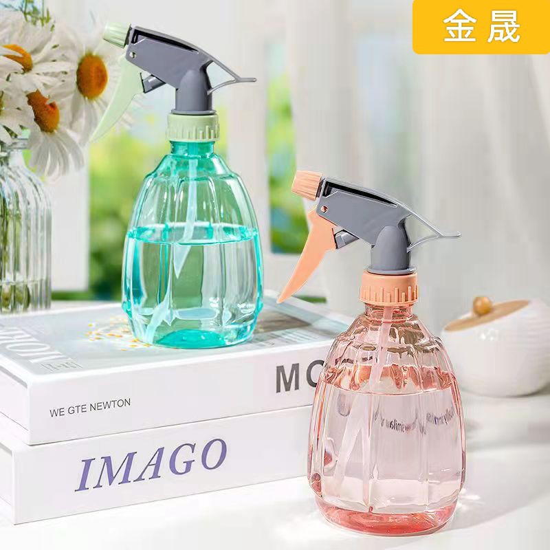 塑料小喷水壶批发瓜形喷壶500ml家用手压式喷雾瓶洒水壶浇花喷壶