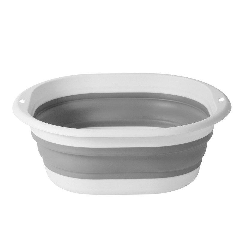 Portable silicone collapsible wash basin foot basin Wash basin Student dormitory plastic foot basin multi-purpose basin 0846-0926 Item Picture