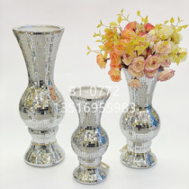 35cm glass Mosaic vase flower arranger Living Room Hotel Gift Decoration 30cm vase